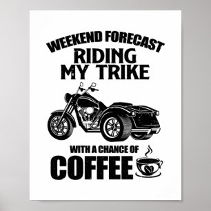 Trike gips   Triker-motorcyklar ord Poster
