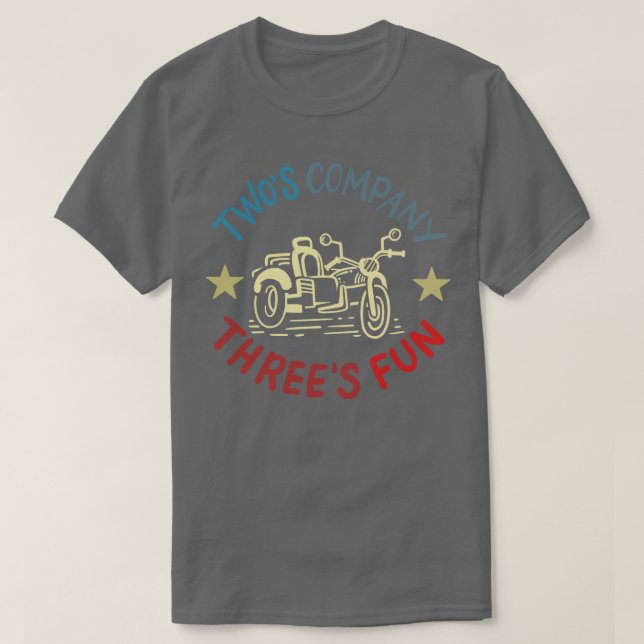Trike Motorcycle Triker T Shirt (Design framsida)