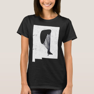Trike Powed Fallskärm PPG PPC Pilot New mexico V T Shirt