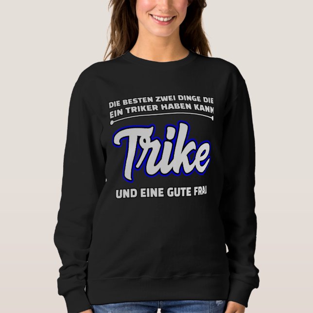 Trike Sstickande T Shirt (Framsida)