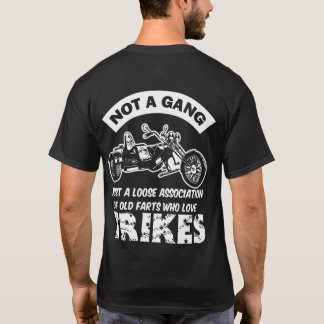 Trike t skjorta - inte en liga skrivev ut på shirt