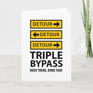 Trikel bypass Surgery Detour Funny Get well Kort
