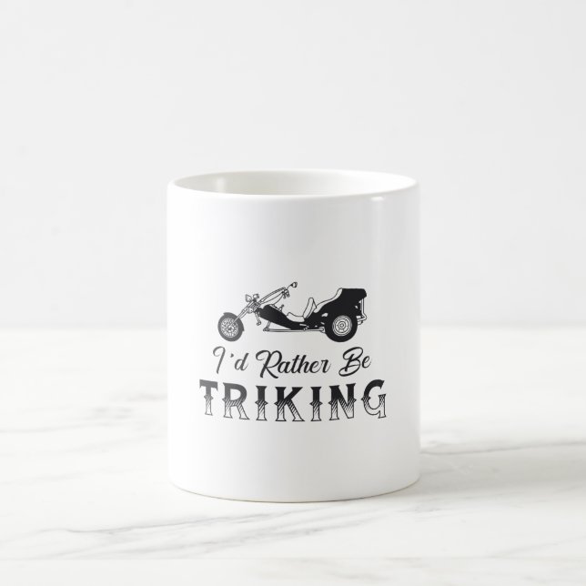 Triker, jag skulle hellre prova motordrift Retro Kaffemugg (Center)
