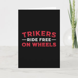 Triker Trikers Ride-fria på Hjul motorstrejk Kort