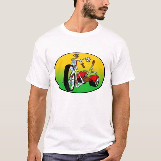 triketrehjulingen pimped ut den caddycadillac tee shirt (Framsida)
