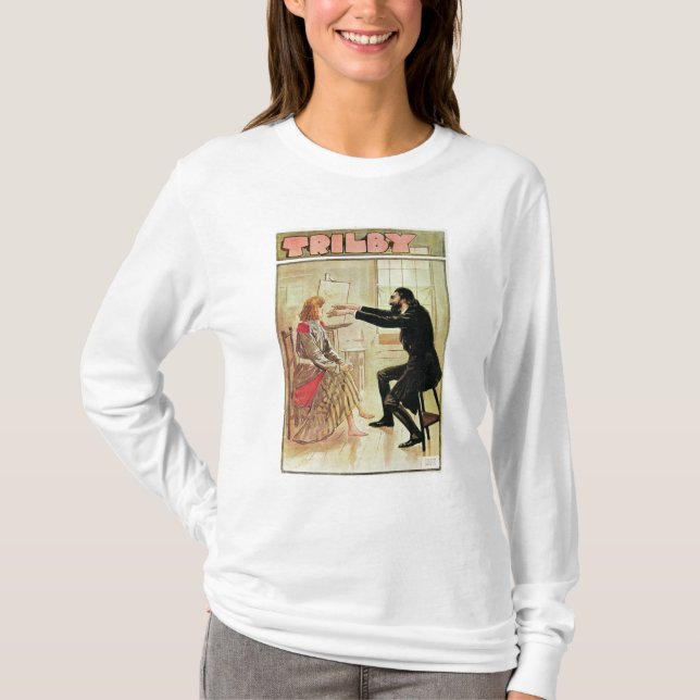 Trilby hypnotised av Svengali Tee (Framsida)