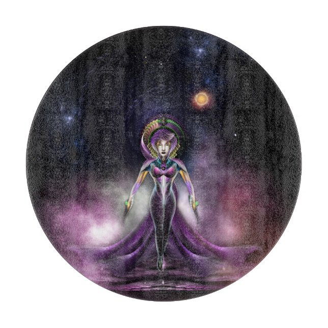 Trilia Fractal Art Porträtt, skönhet (Framsidan)