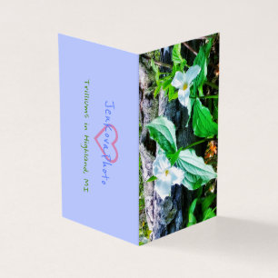 Trillium 2x3.5 GIFT-KORT Visitkort