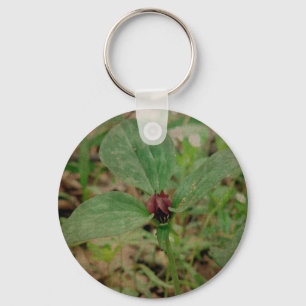 Trillium Flower Nyckelring