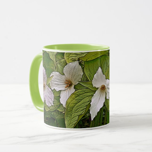 ’TRILLIUM’ KAFFE MUGG (Framsida vänster)