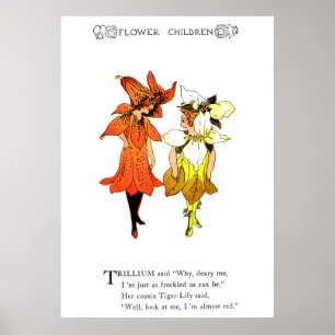 Trillium och Tiger-Lily Poster