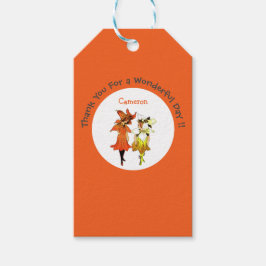 Trillium Tiger-Lily Whimsical Flower Party förråd Presentetikett