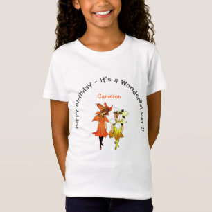 Trillium Tiger-Lily Whimsical Flower Party förråd T Shirt
