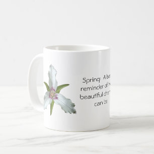 Trillium Vår Wildblomkaffe Mugg