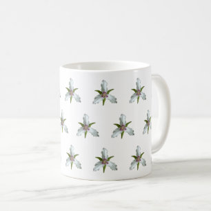 Trillium Vår Wildblomma Mönster Kaffemugg