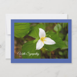 Trillium-Vild - blomsterplatta kort
