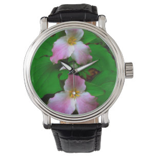 Trillium vildblomma armbandsur