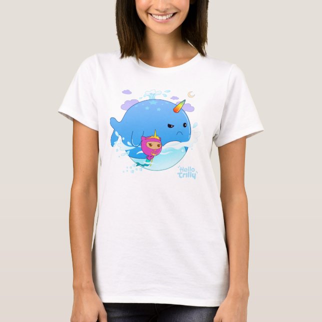 Trilly & Narwhal T-shirt (Framsida)