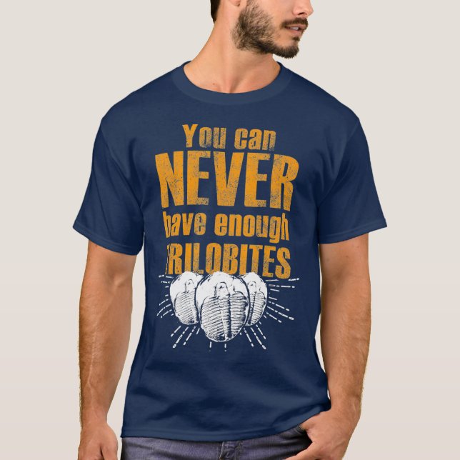 Trilobit för trilobitjägare t shirt (Framsida)