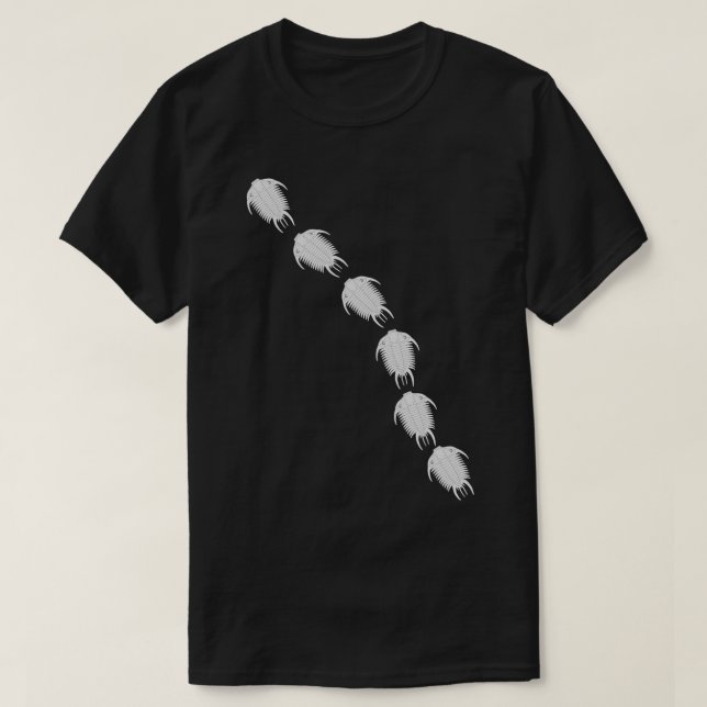 Trilobite Conga Line T Shirt (Design framsida)