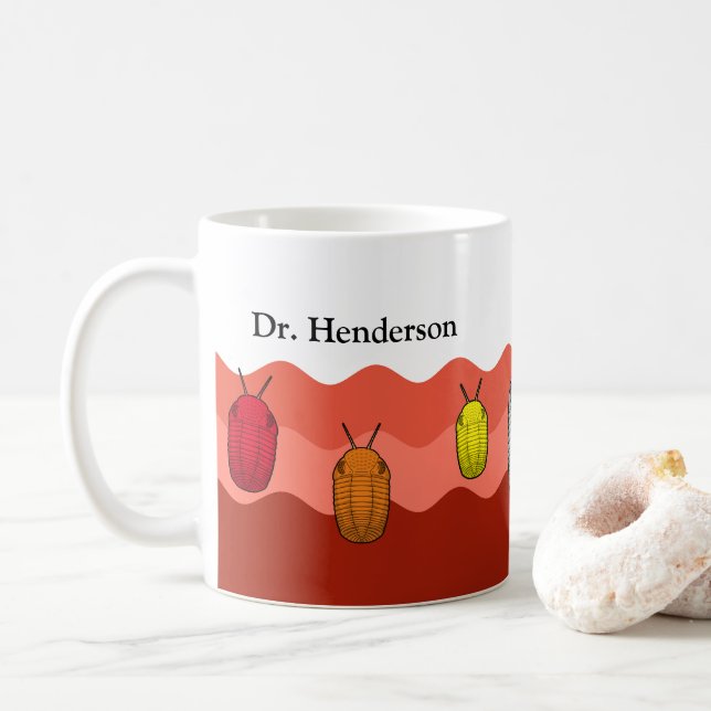 Trilobiternas uppkomst - Forntida djur Kaffemugg (Med munk)