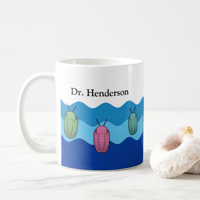 Trilobiternas uppkomst - Forntida djur Kaffemugg (Med munk)