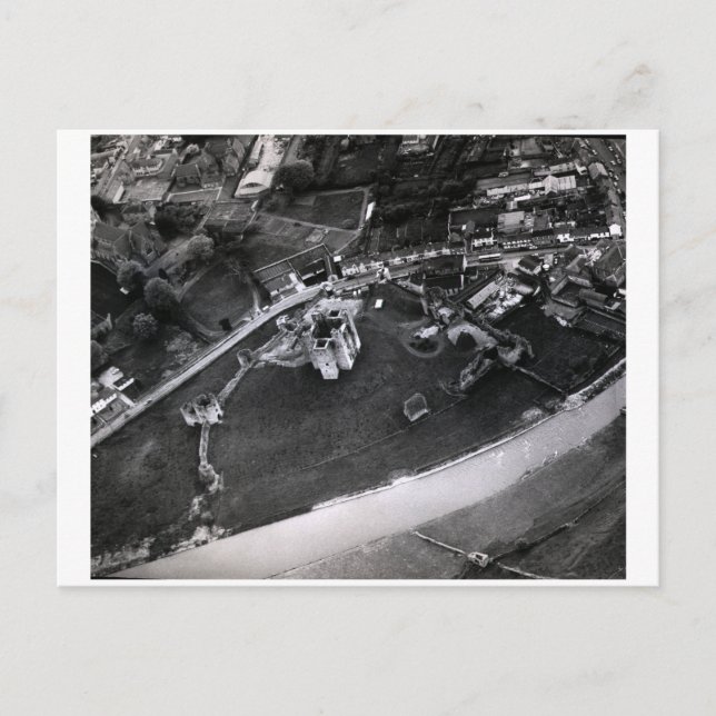 Trim Castle Aerial view, Co. Meath Ireland Vykort (Framsida)