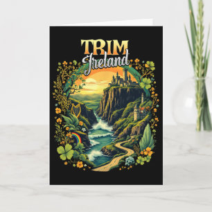Trim Irland Semesterresa Resa Irländskt Minne  Kort