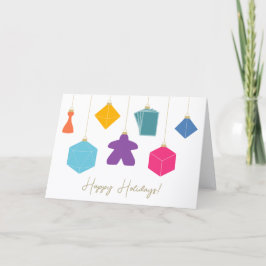 Trim the Tree with Board Games Holiday Card Kort