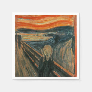 Trimma av Edvard Munch,symbolisk målare Pappersservett