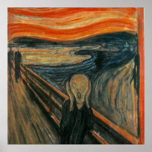Trimma av Edvard Munch,symbolisk målare Poster