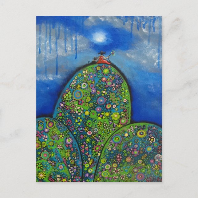 Trimma efter stormvykortet vykort (Framsida)