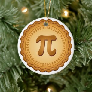 Trimma Träd med Pi Julgransprydnad Keramik