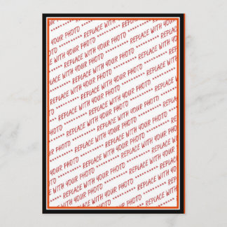 Trimmad mall för orange och svart (Halloween Färg)