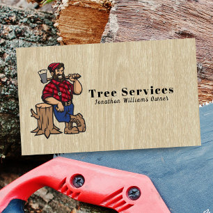 Trimming Service Professionell Träd Visitkort