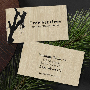 Trimming Service Professionell Träd Visitkort
