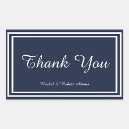 Trimning av dubbla - rektangelfästpunkt rektangulärt klistermärke