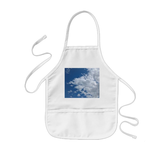 Trimning av moln barnförkläde (Framsidan)