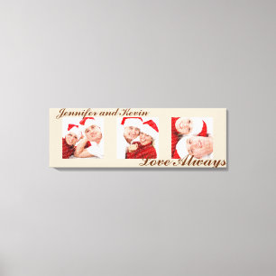 Trimptych-anpassningsbar för kärlek av fotokonst - canvastryck