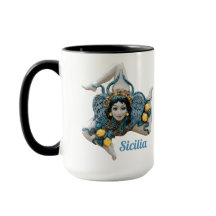 Trinacria av Sicilien Trekantigt symbol Sicilia