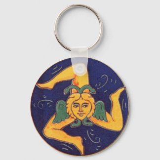 Trinacria Keychain Nyckelring