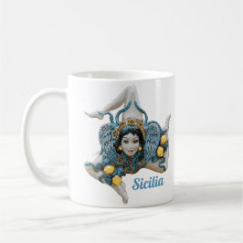 Trinacria of Sicily Three Legged symbol Sicilia Kaffemugg