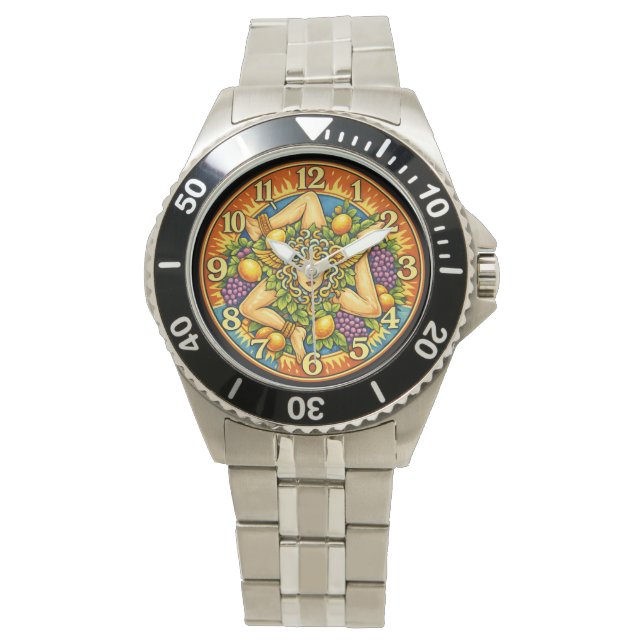 Trinacria Sicilien Italien  Armbandsur (Framsida)