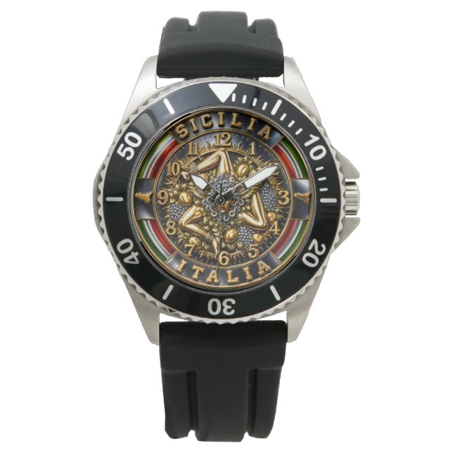 Trinacria Sicilien Italien  Armbandsur (Framsida)