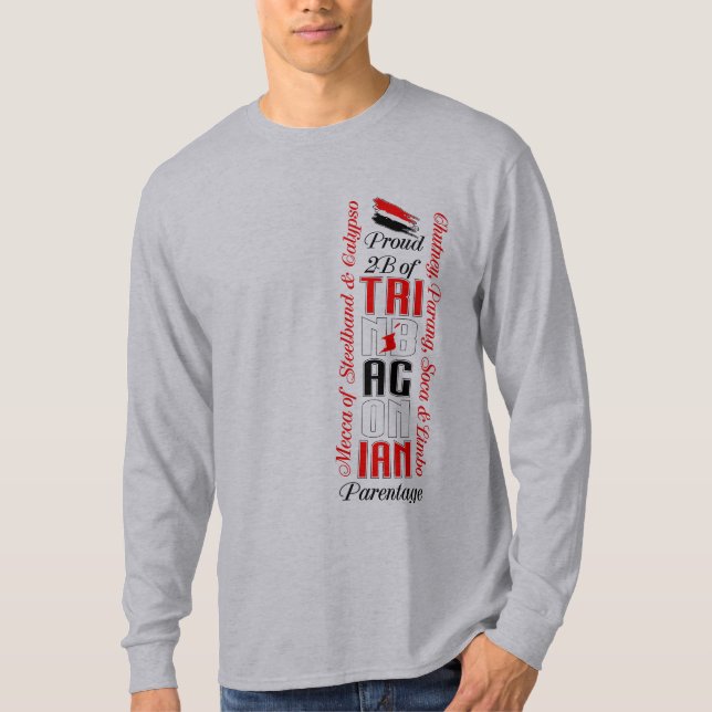 Trinbagoniska föräldraets stolthet 2B Tee (Framsida)
