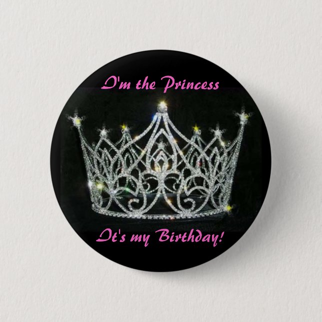 TRINCESS BIRTHDAY PIN KNAPP (Framsida)