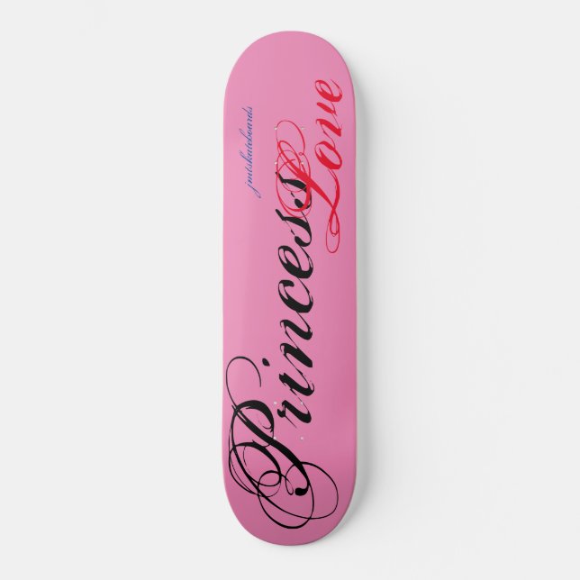TRINCESS KÄRLEK / JMT SKATEBOARES MINI SKATEBOARD BRÄDA 18,5 CM (Framsida)