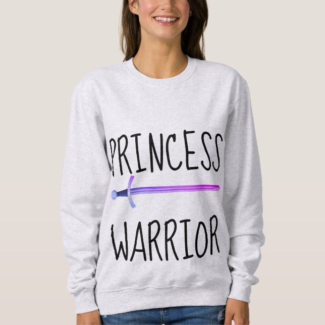 TRINCESS WARRIOR Dam T-Shirts (Framsida)