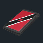 Trindadian and Tobagonien flagga Wallet<br><div class="desc">Anpassade Nylon Wallet med flagga Trinidad och Tobago och med monogram</div>