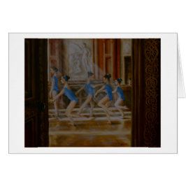 Tring Park, the Ballroom - Ballet Class Hälsningskort